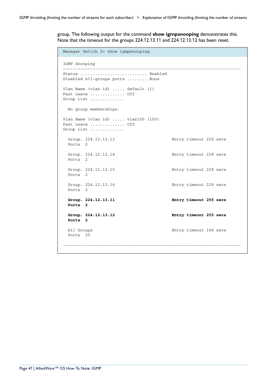 Allied Telesis AR400 User Manual | Page 47 / 110