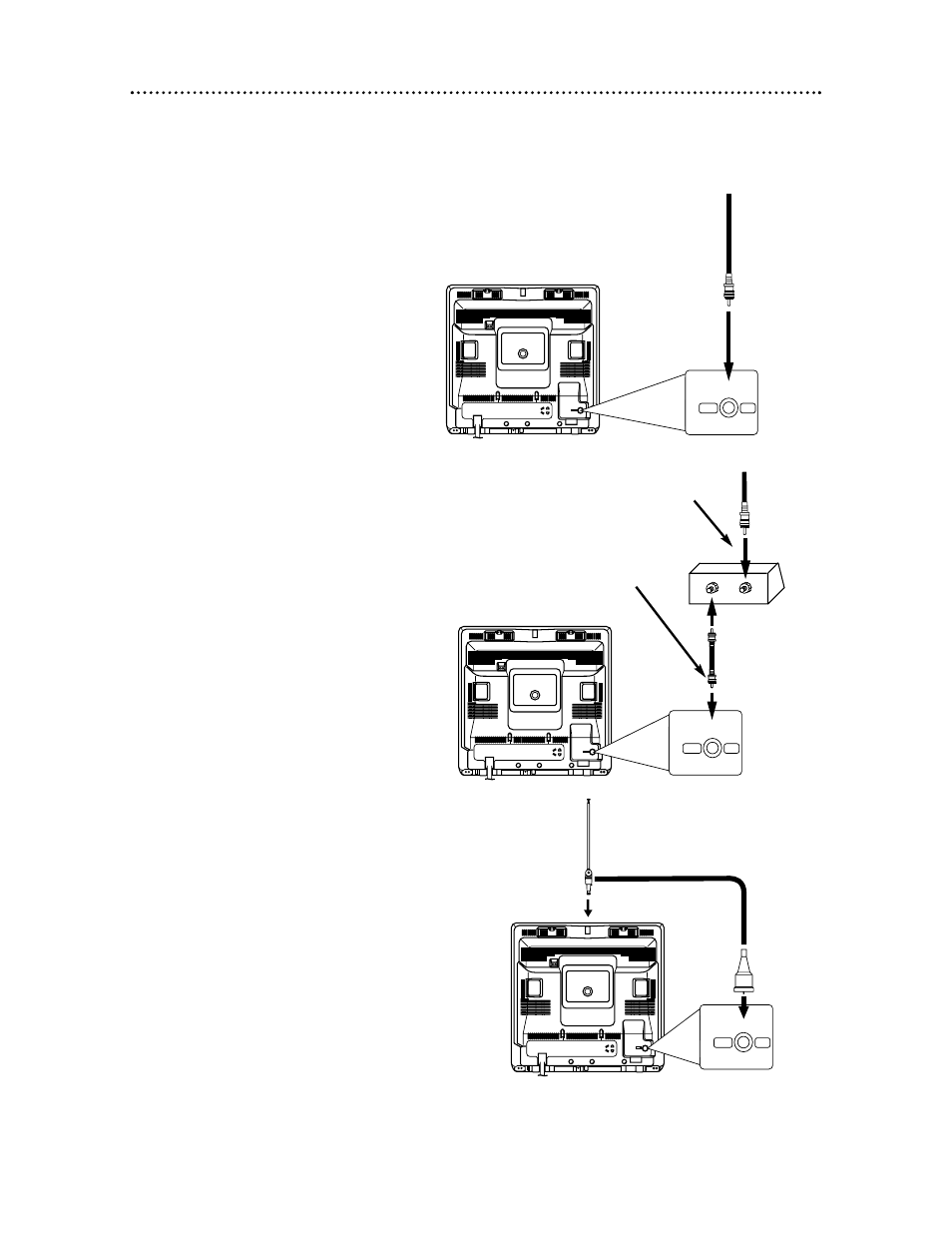 A. b, 6 hooking up the tv/vcr | Philips CCC133AT User Manual | Page 6 / 60
