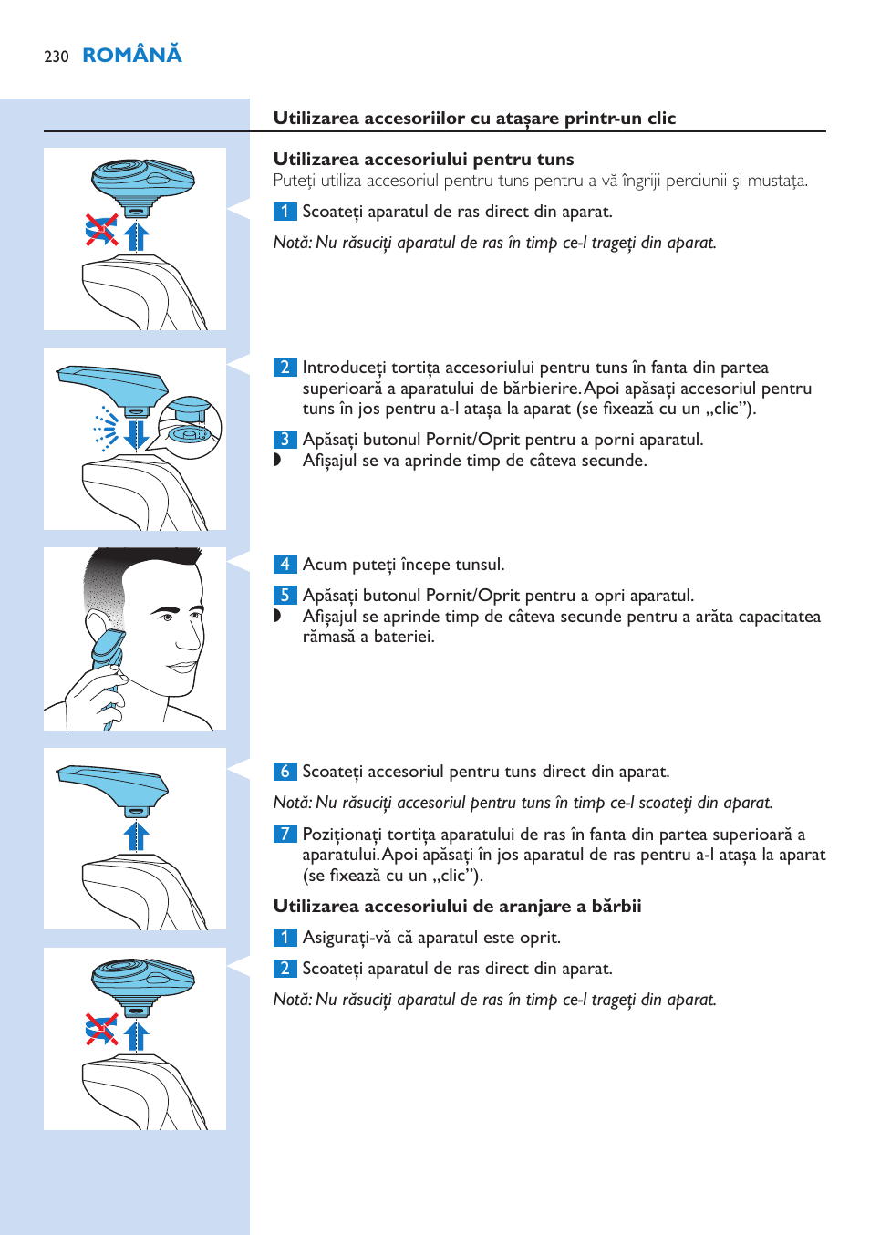 Philips Norelco SHAVER Series 9000 wet and dry electric shaver S9721-84 V-Track Precision Blades Contour Detect Technology SmartClean System PRO Digital User Interface with SmartClean System PRO and Aquatec Wet & Dry User Manual | Page 230 / 352