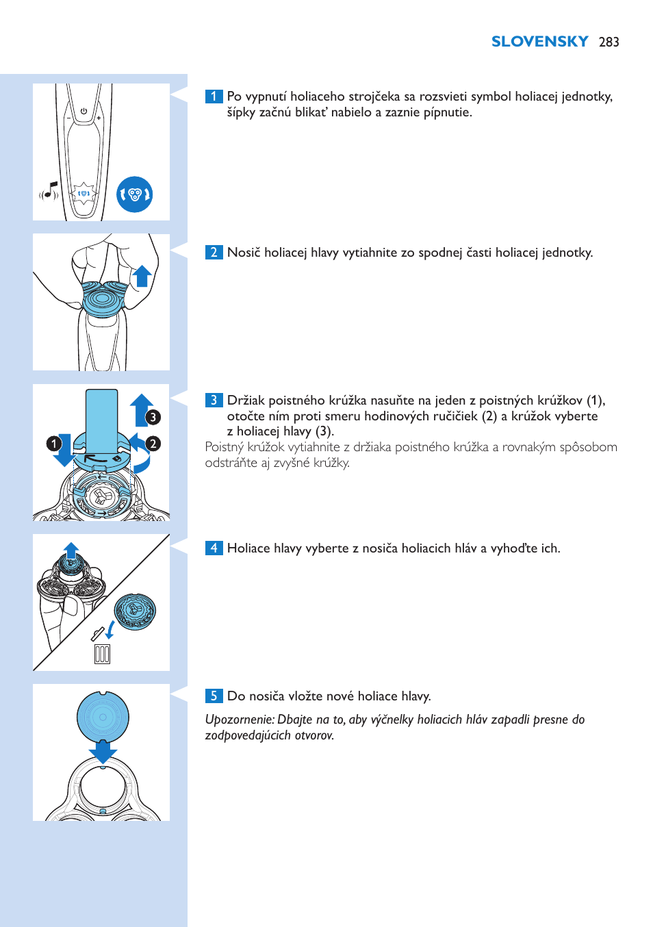 Philips Norelco SHAVER Series 9000 wet and dry electric shaver S9721-84 V-Track Precision Blades Contour Detect Technology SmartClean System PRO Digital User Interface with SmartClean System PRO and Aquatec Wet & Dry User Manual | Page 283 / 352
