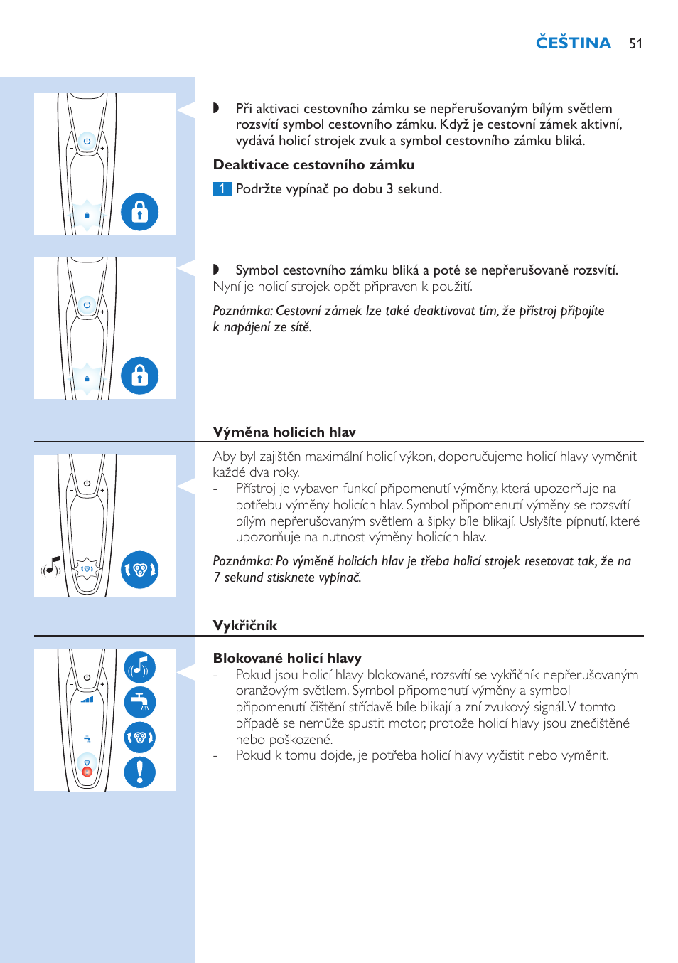 Philips Norelco SHAVER Series 9000 wet and dry electric shaver S9721-84 V-Track Precision Blades Contour Detect Technology SmartClean System PRO Digital User Interface with SmartClean System PRO and Aquatec Wet & Dry User Manual | Page 51 / 352