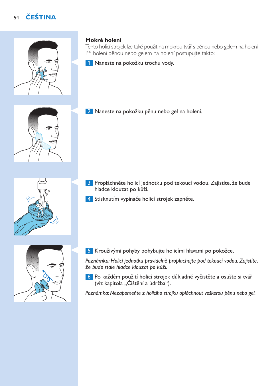 Philips Norelco SHAVER Series 9000 wet and dry electric shaver S9721-84 V-Track Precision Blades Contour Detect Technology SmartClean System PRO Digital User Interface with SmartClean System PRO and Aquatec Wet & Dry User Manual | Page 54 / 352