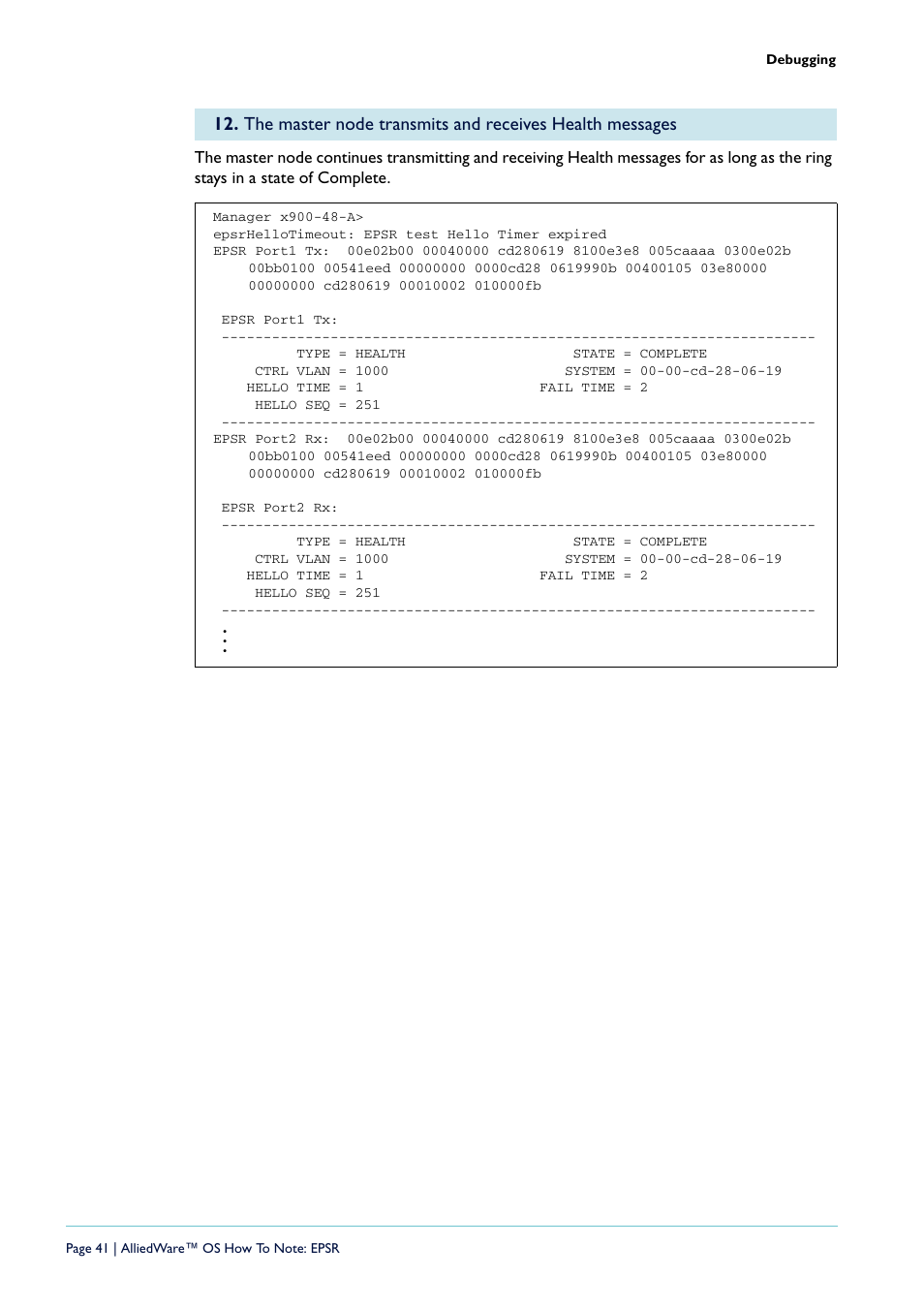 Allied Telesis AlliedWare  OS User Manual | Page 41 / 56