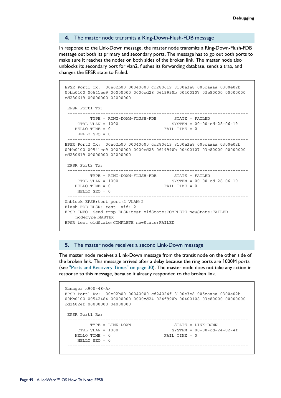 Allied Telesis AlliedWare  OS User Manual | Page 49 / 56