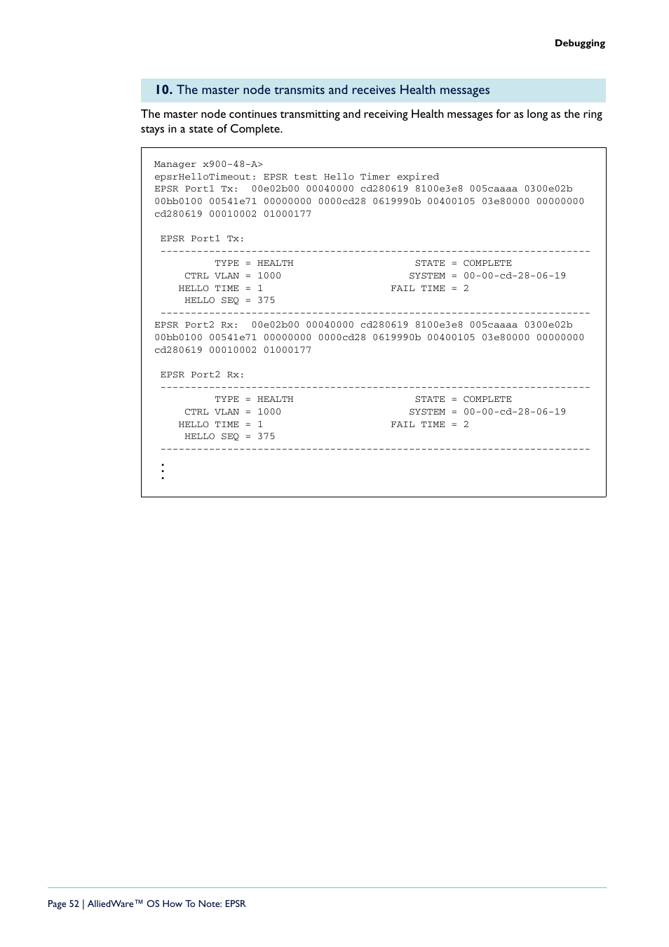 Allied Telesis AlliedWare  OS User Manual | Page 52 / 56