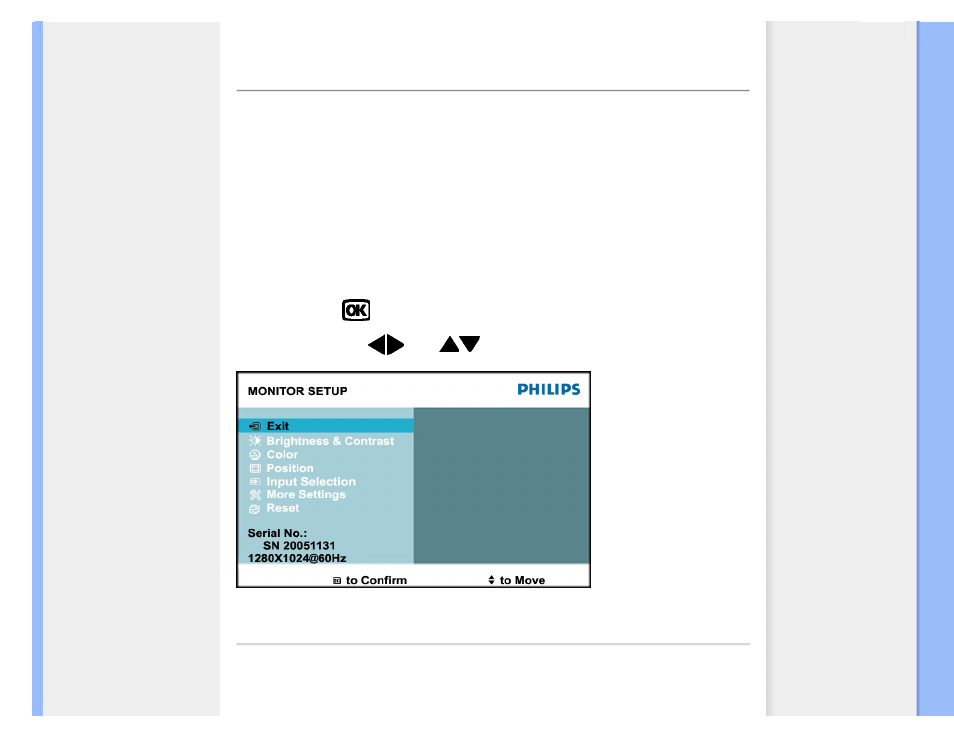 On-screen display | Philips 190S7FB-27 User Manual | Page 57 / 97