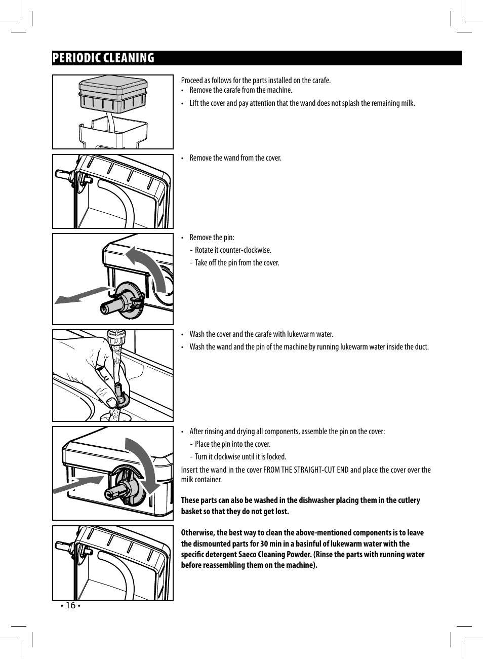 Periodic cleaning | Philips HD8838-47 User Manual | Page 19 / 36