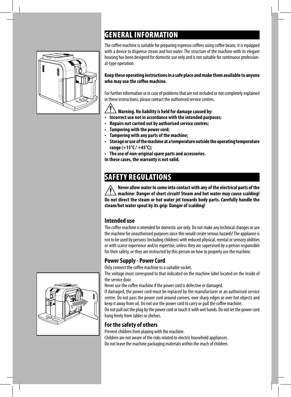 General information, Safety regulations | Philips HD8838-47 User Manual | Page 5 / 36