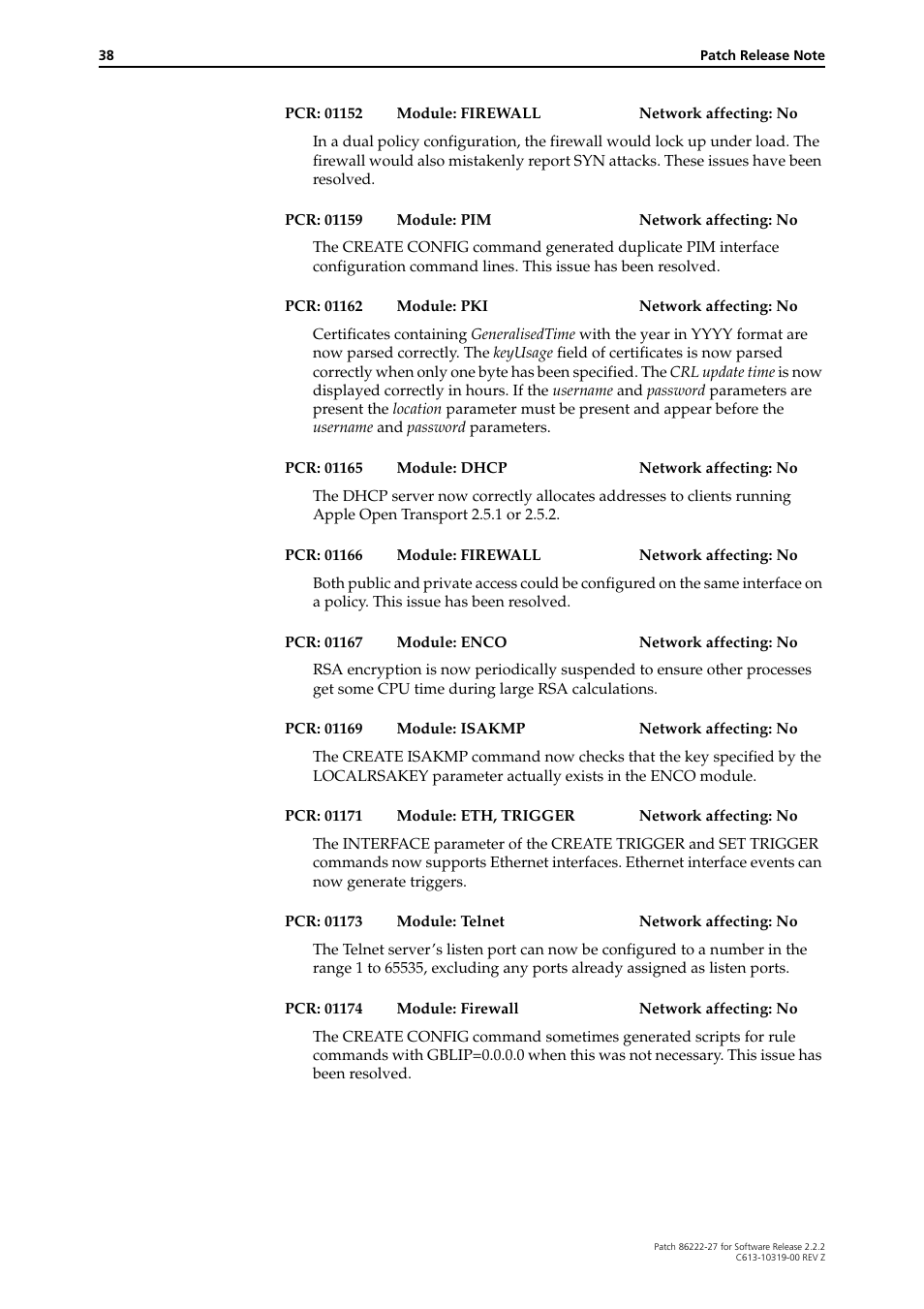 Allied Telesis 86222-27 User Manual | Page 38 / 46