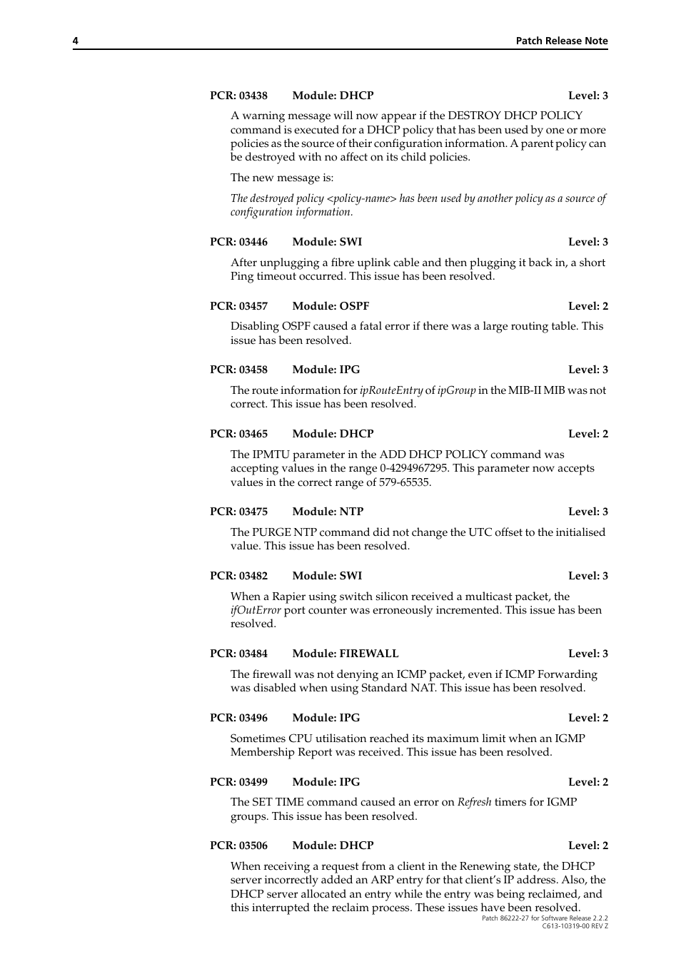 Allied Telesis 86222-27 User Manual | Page 4 / 46