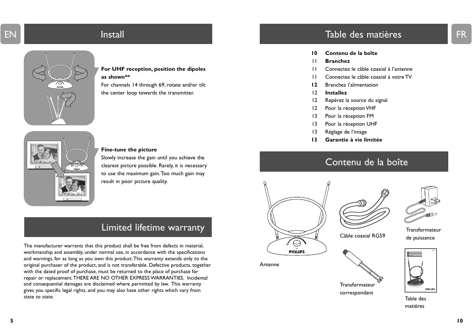 Philips US2-MANT310 User Manual | Page 5 / 7