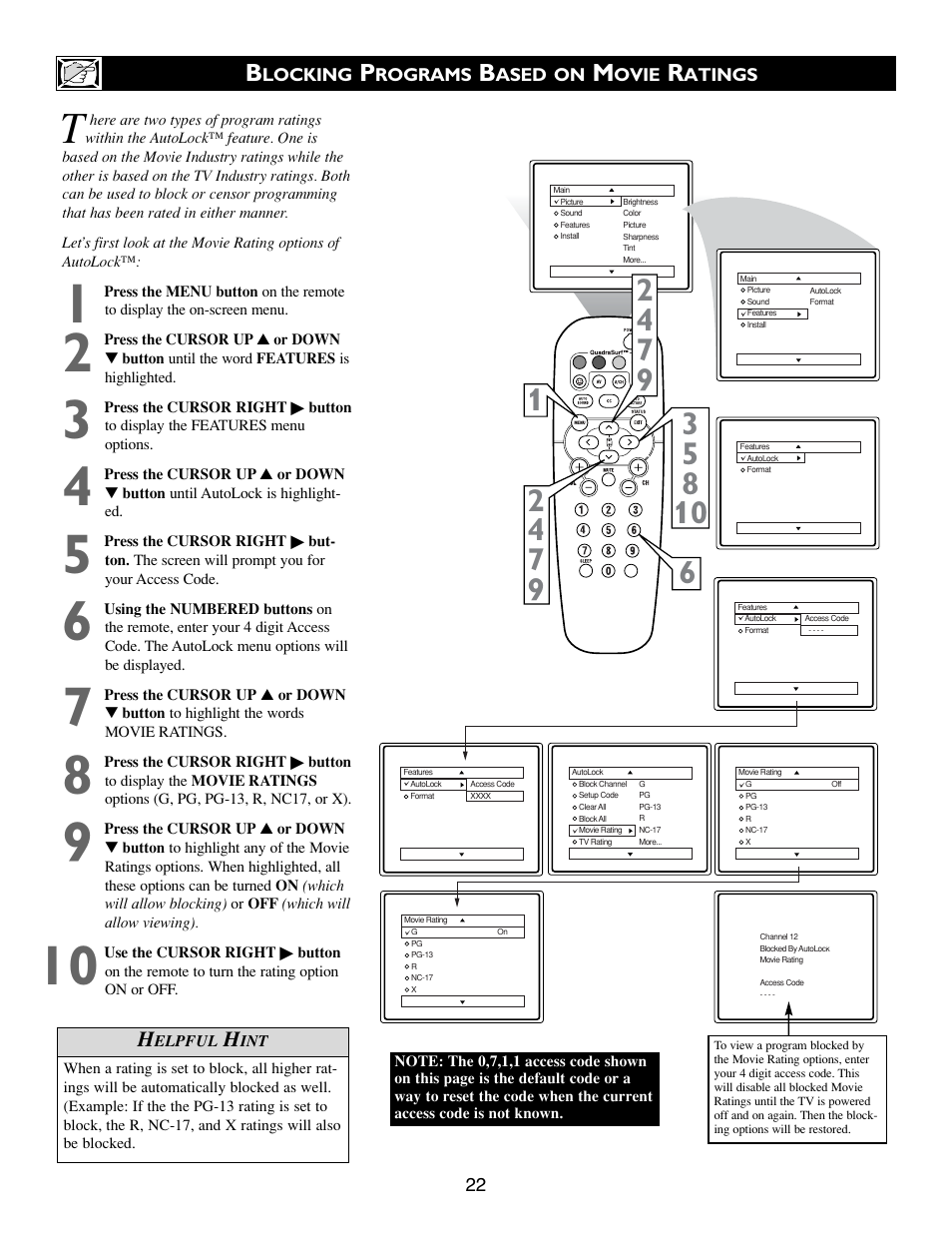 Philips 20PT633R User Manual | Page 22 / 36