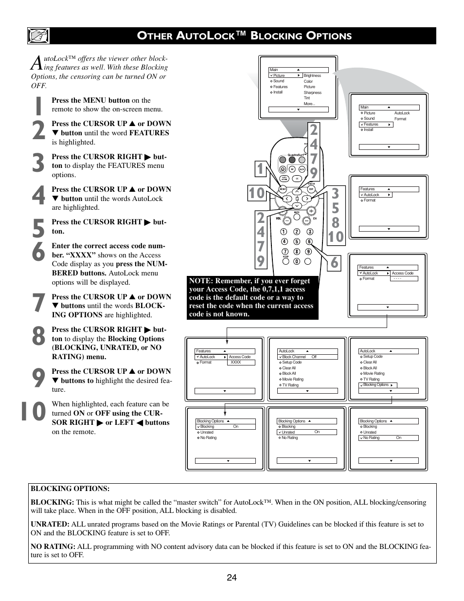 Philips 20PT633R User Manual | Page 24 / 36