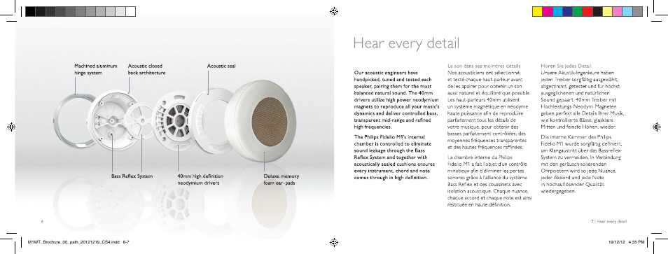 Hear every detail | Philips M1WT-00 User Manual | Page 4 / 12