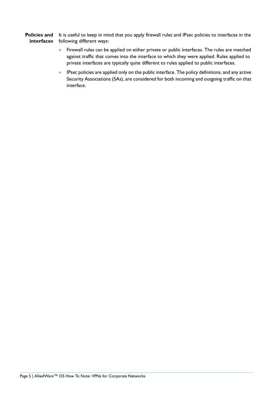 Allied Telesis AlliedWare AR440S User Manual | Page 5 / 53
