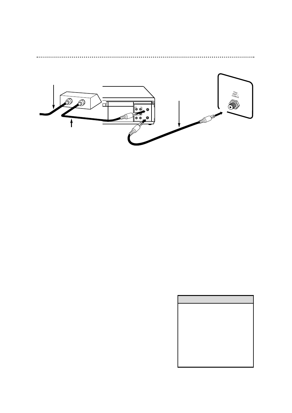 8 hookups with a cable box | Philips VRX362AT User Manual | Page 8 / 56