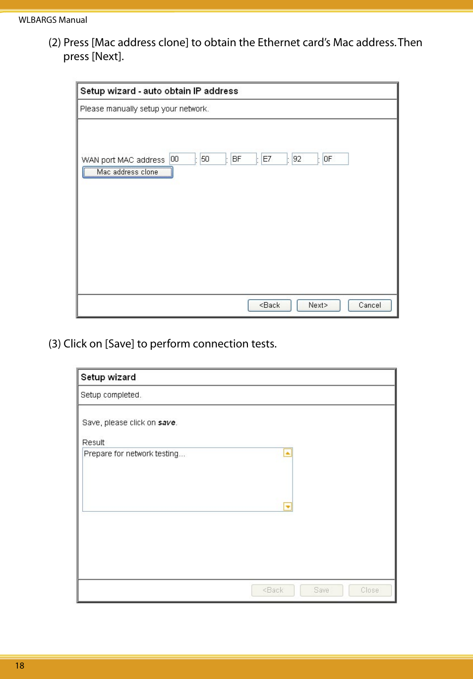 Allied Telesis CG-WLBARGS User Manual | Page 20 / 58