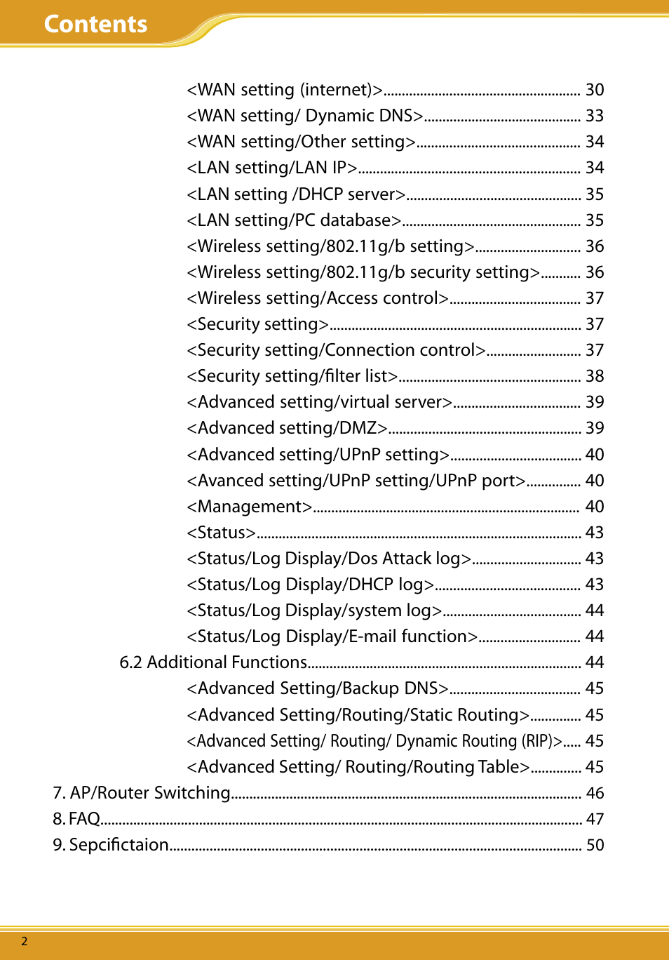 Allied Telesis CG-WLBARGS User Manual | Page 4 / 58