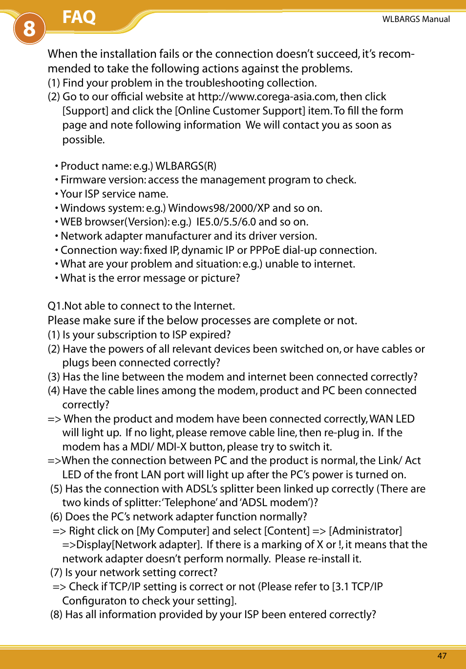 Allied Telesis CG-WLBARGS User Manual | Page 49 / 58