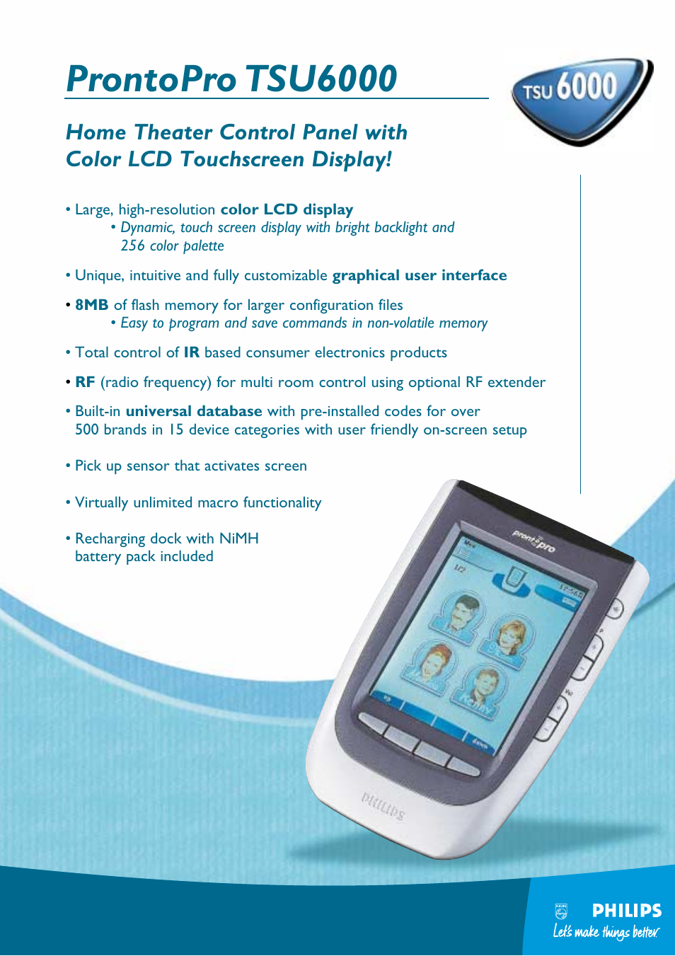 Philips TSU600099 User Manual | 2 pages