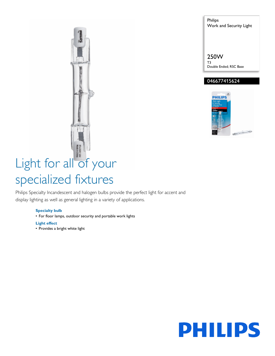 Philips 046677415624 User Manual | 2 pages