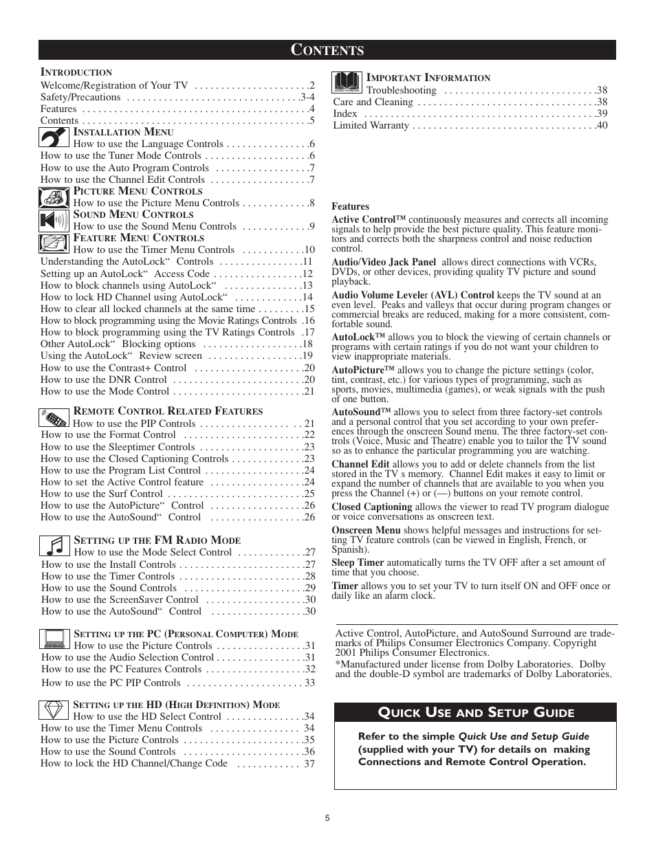 Philips 23PF9976I-37 User Manual | Page 29 / 64