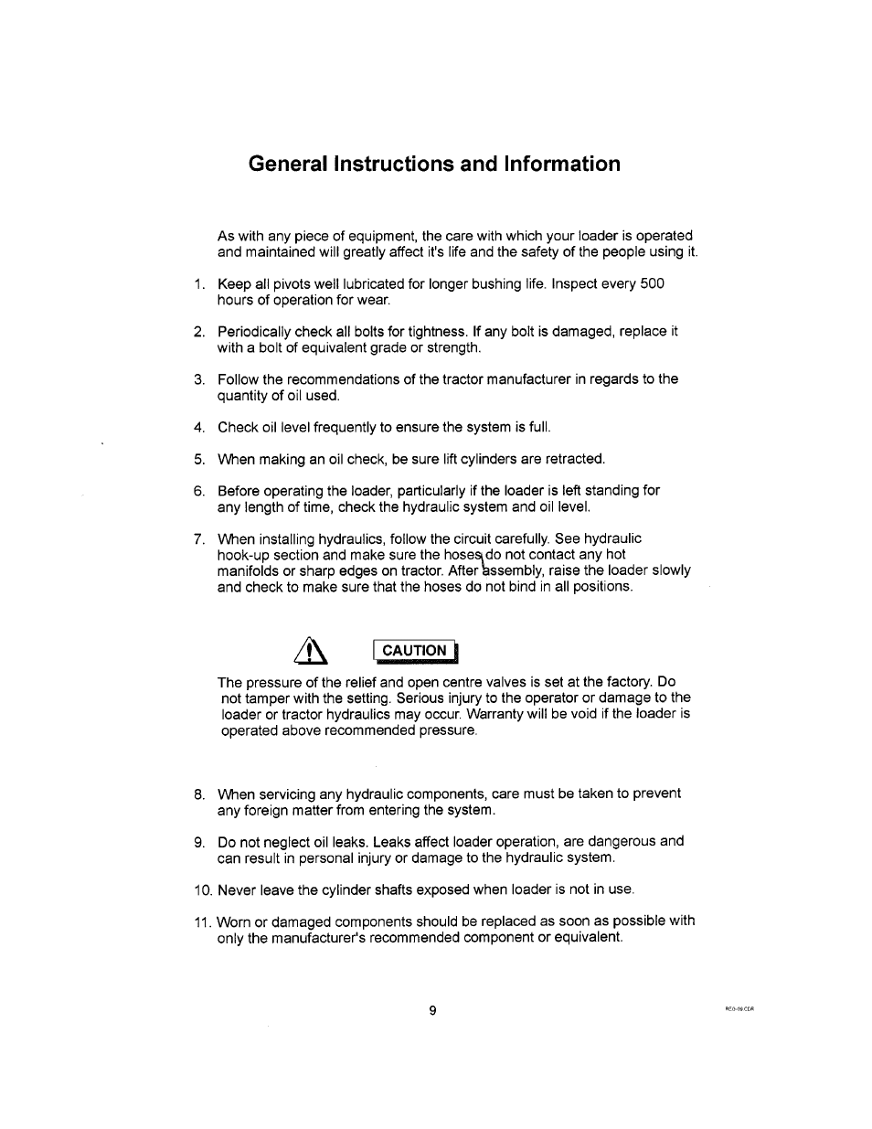 General instructions and information | Allied Telesis 295 User Manual | Page 11 / 28