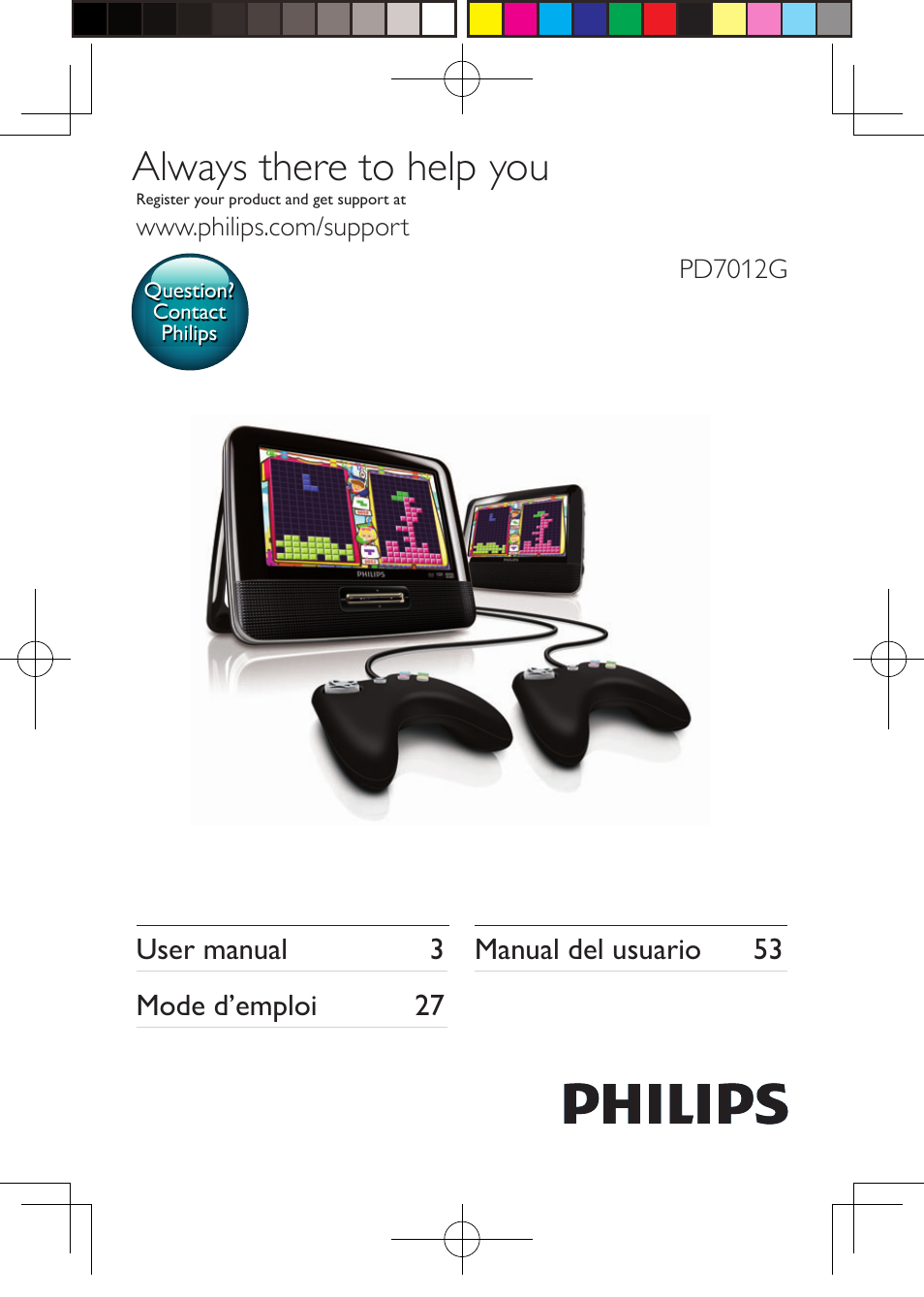 Philips PD7012G-37 User Manual | 27 pages