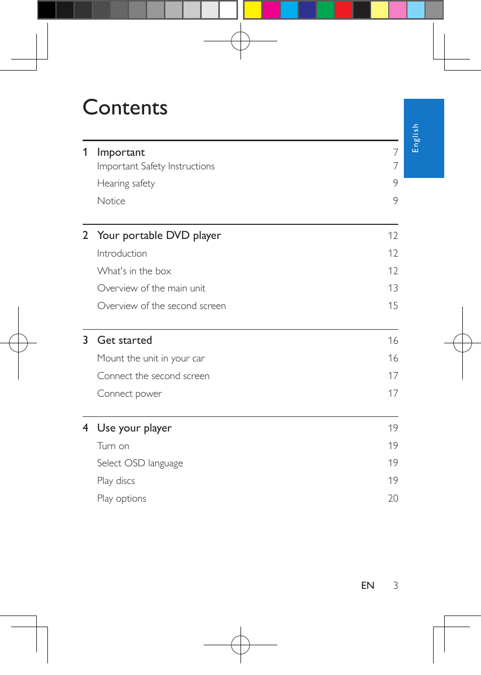 Philips PD7012G-37 User Manual | Page 3 / 27