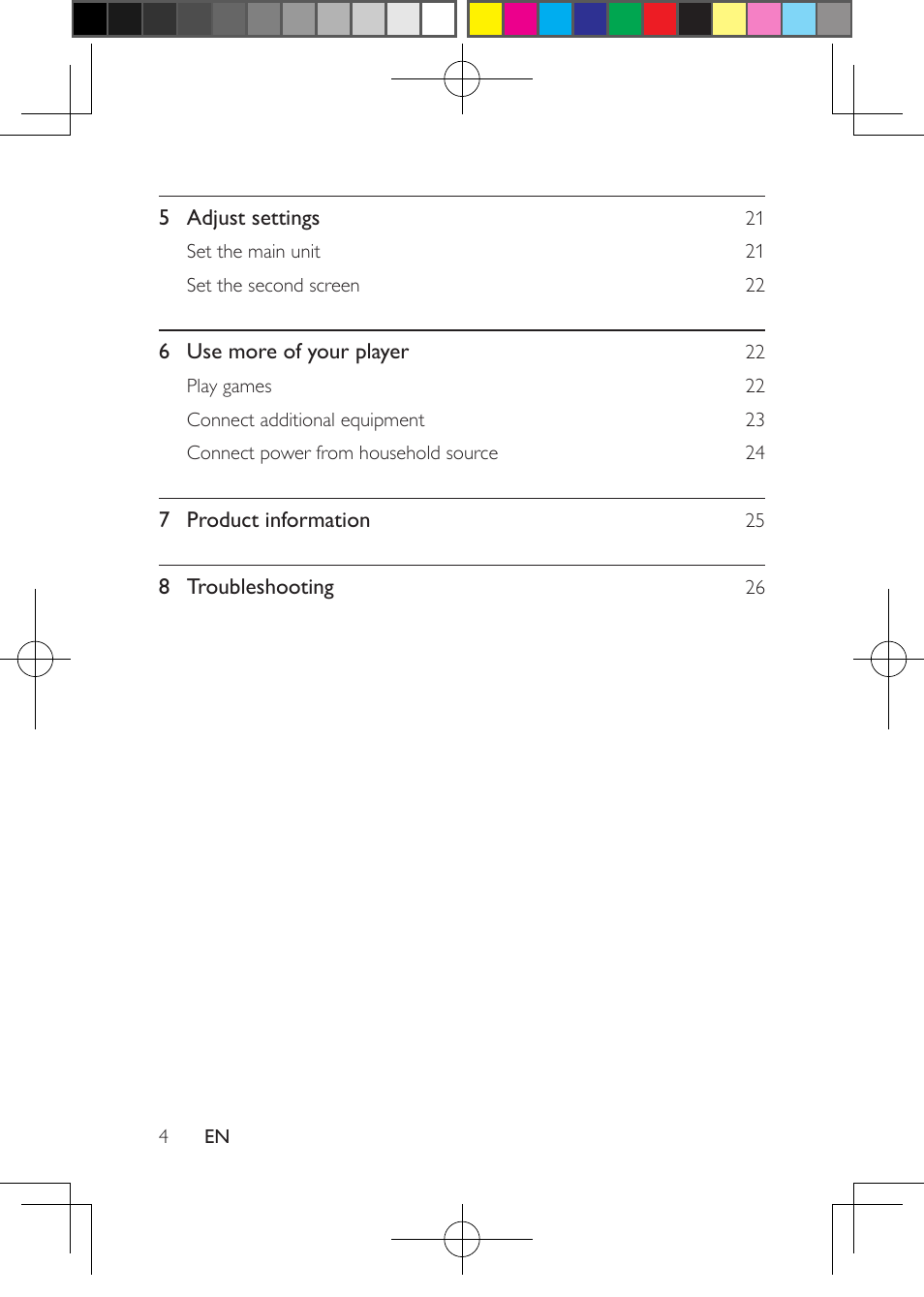 Philips PD7012G-37 User Manual | Page 4 / 27