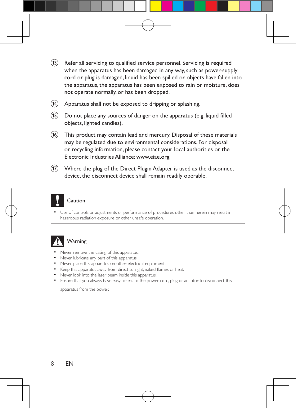 Philips PD7012G-37 User Manual | Page 8 / 27