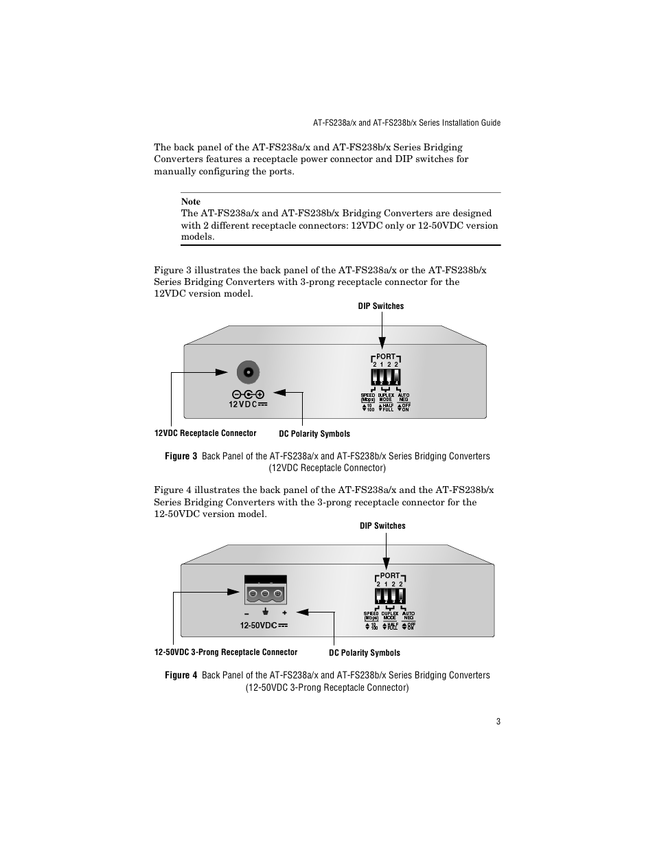 Allied Telesis AT-FS238a/2 User Manual | Page 15 / 68