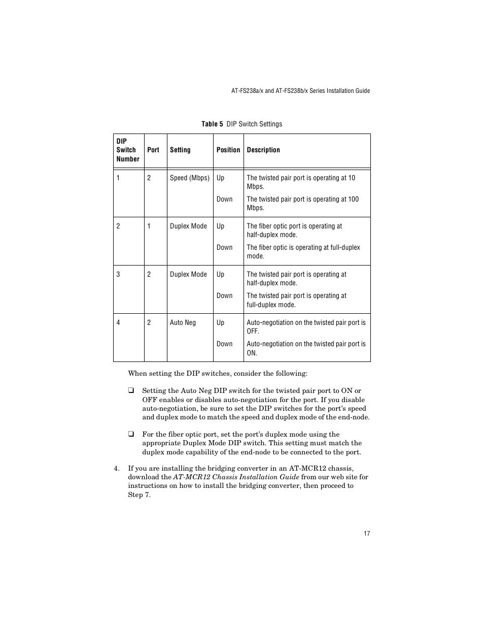 Allied Telesis AT-FS238a/2 User Manual | Page 29 / 68