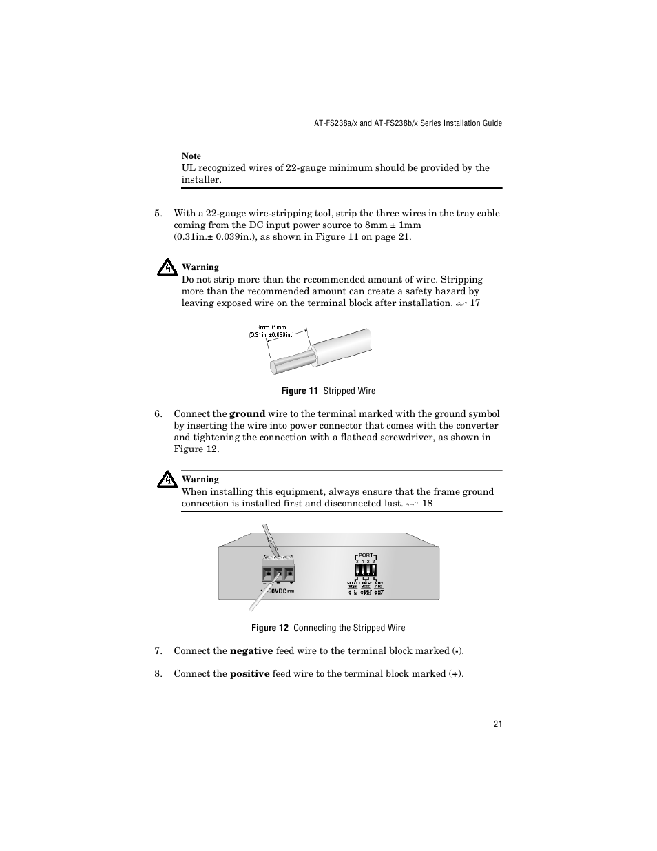 Allied Telesis AT-FS238a/2 User Manual | Page 33 / 68