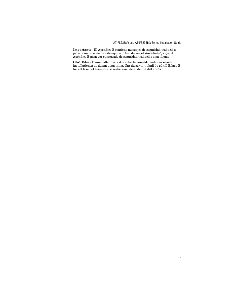 Allied Telesis AT-FS238a/2 User Manual | Page 5 / 68