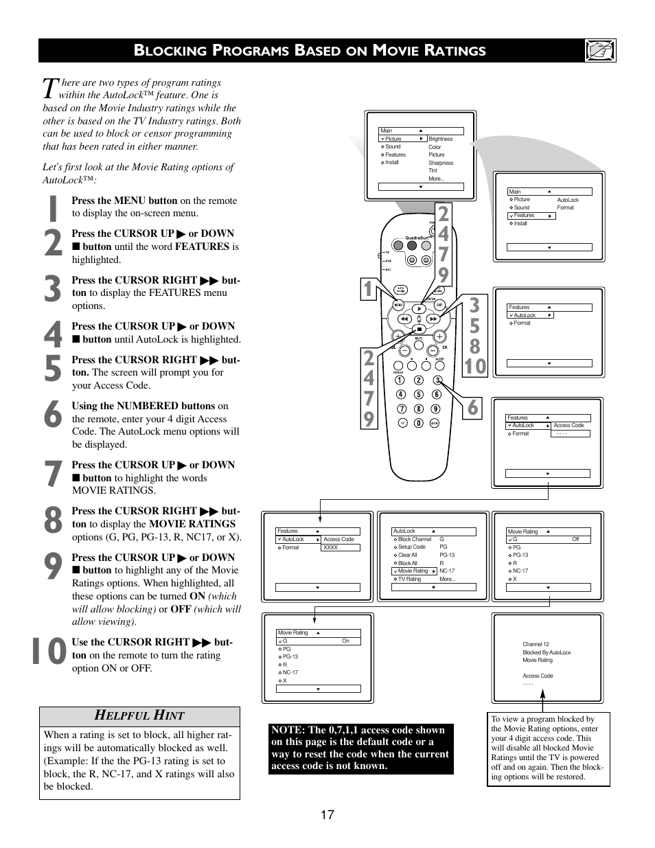 Philips 27PT643R99 User Manual | Page 17 / 38