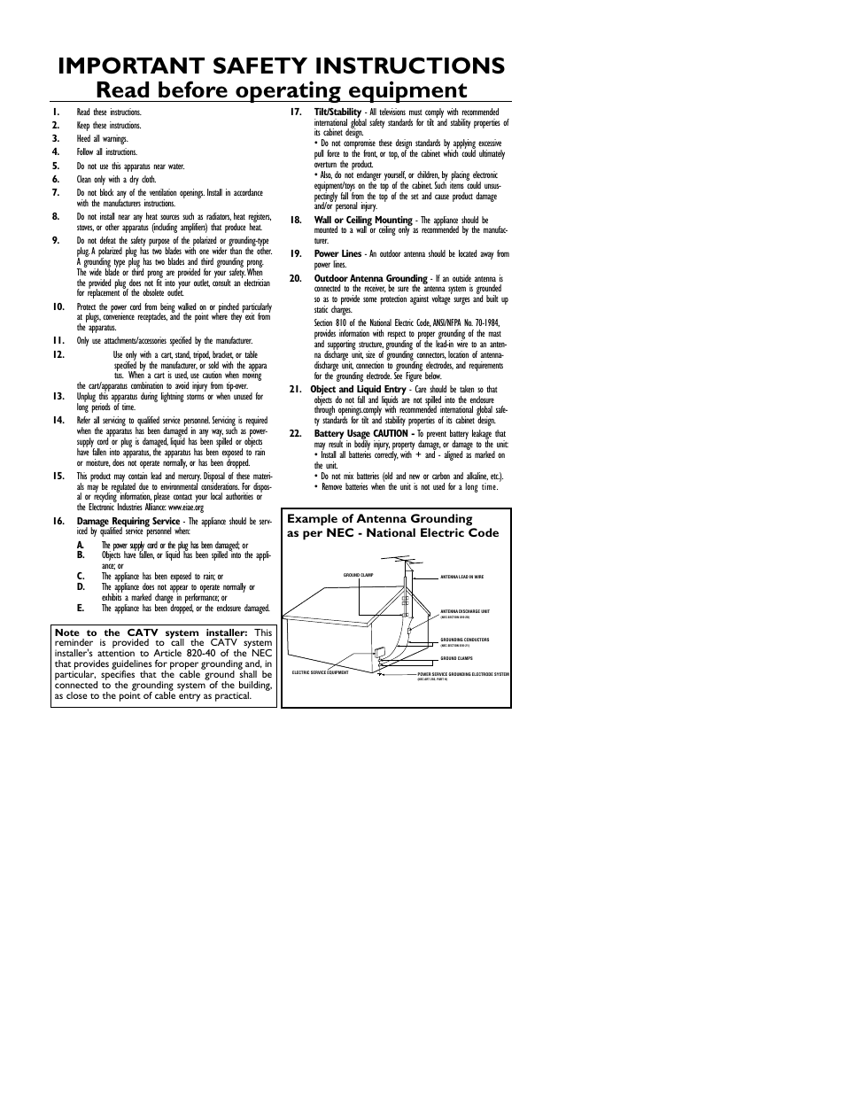 Philips 20PT5441-37 User Manual | Page 4 / 36