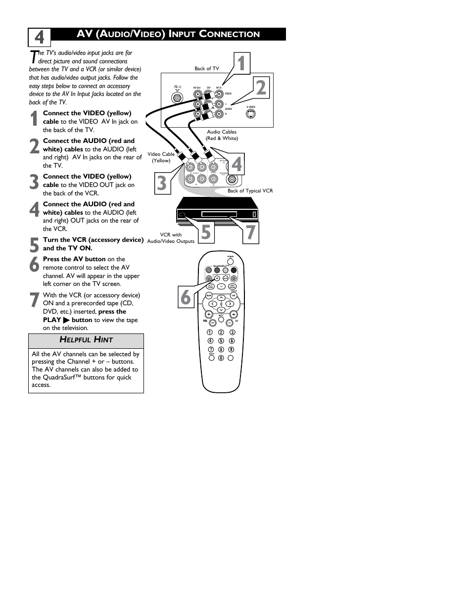 Av (a | Philips 20PT5441-37 User Manual | Page 8 / 36