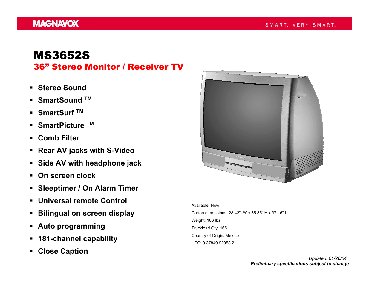 Philips TC3236S User Manual | 1 page