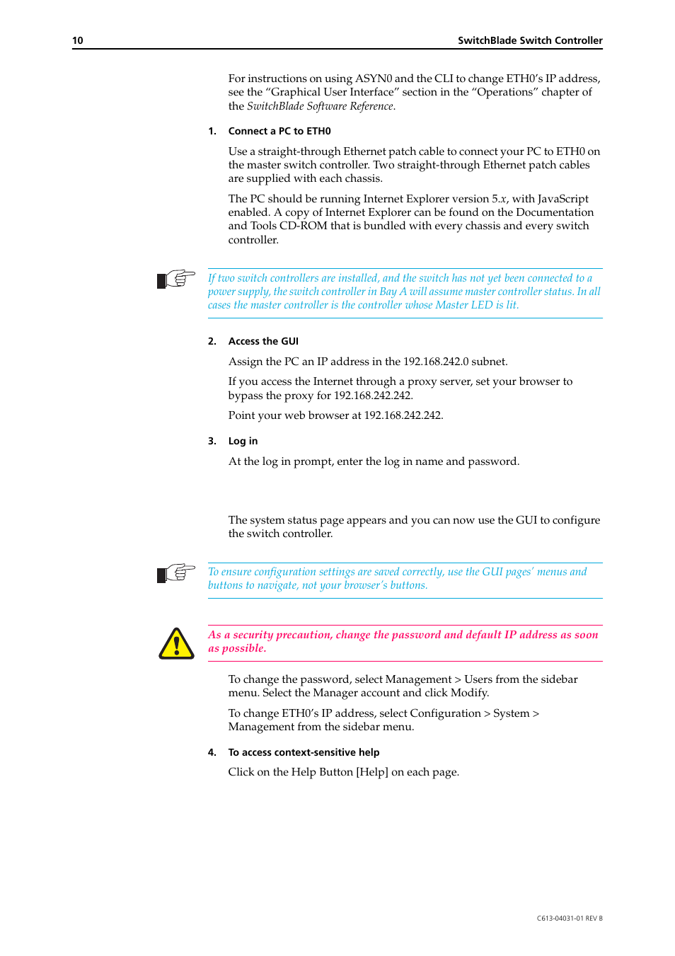 Allied Telesis Switch Controller User Manual | Page 10 / 12