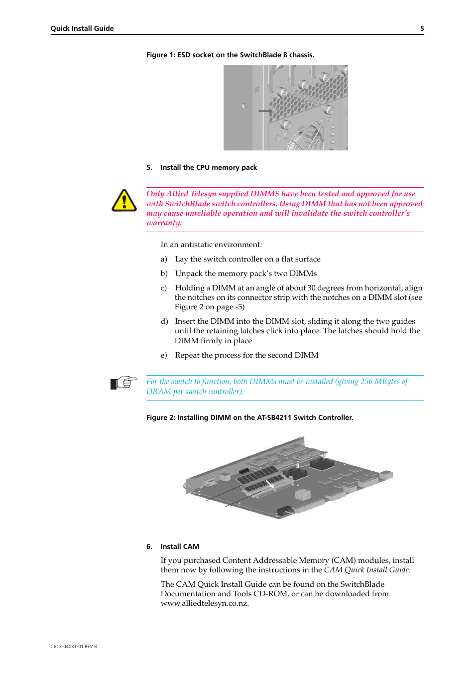Allied Telesis Switch Controller User Manual | Page 5 / 12