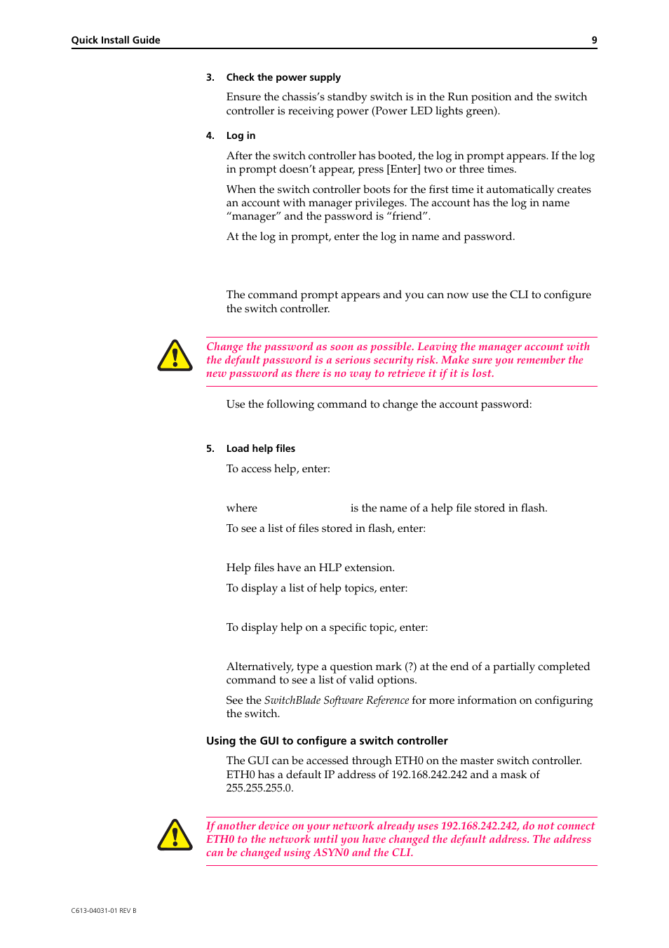 Allied Telesis Switch Controller User Manual | Page 9 / 12