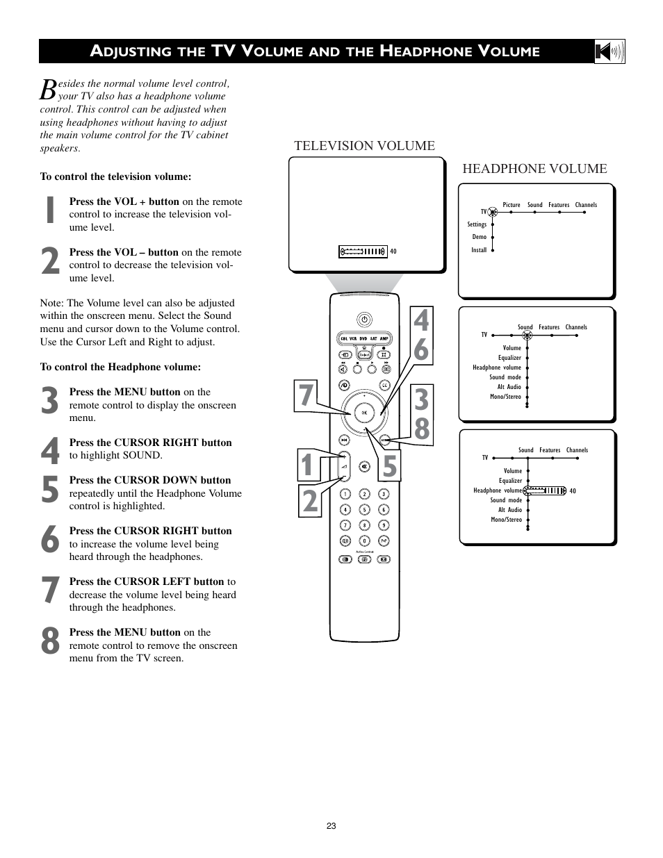 Philips 34PW9819-17 User Manual | Page 23 / 62