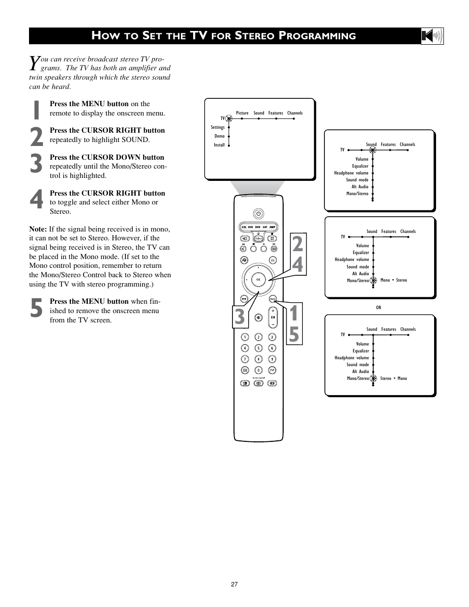 Philips 34PW9819-17 User Manual | Page 27 / 62