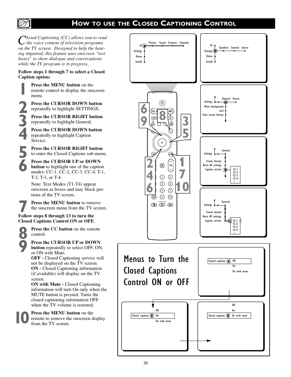 Philips 34PW9819-17 User Manual | Page 32 / 62