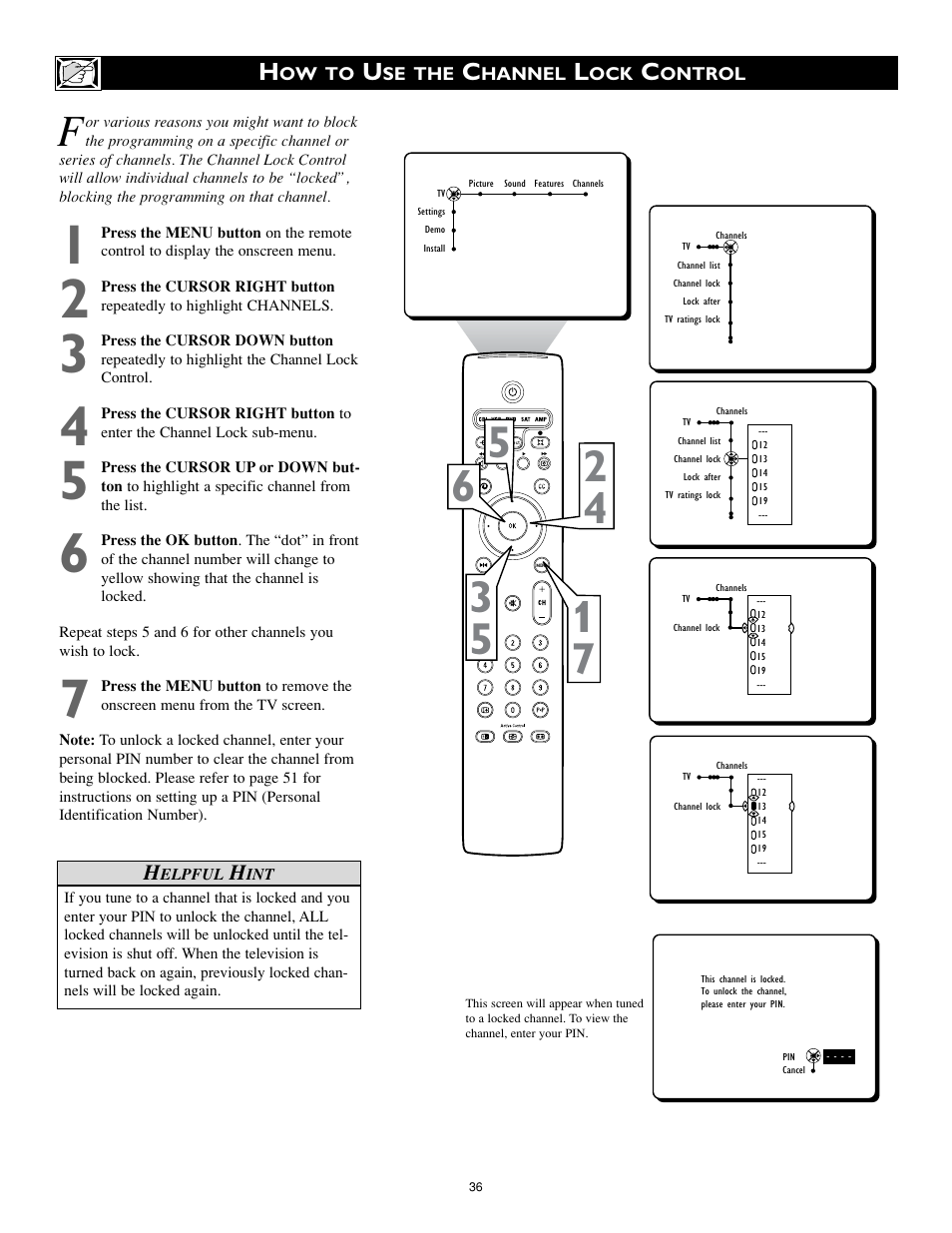 Philips 34PW9819-17 User Manual | Page 36 / 62