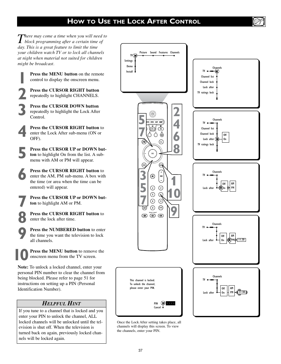 Philips 34PW9819-17 User Manual | Page 37 / 62