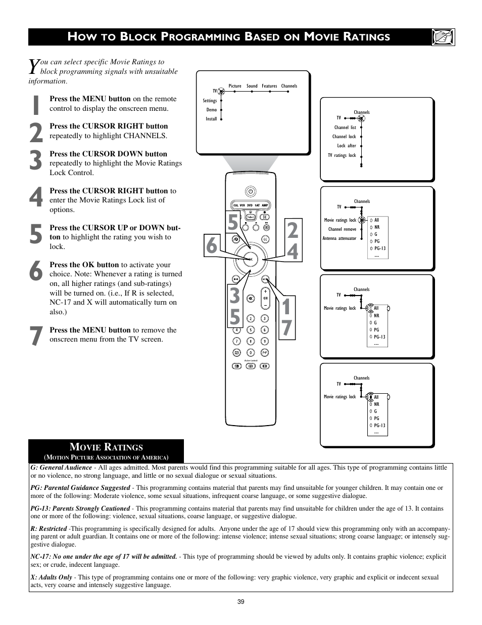 Philips 34PW9819-17 User Manual | Page 39 / 62