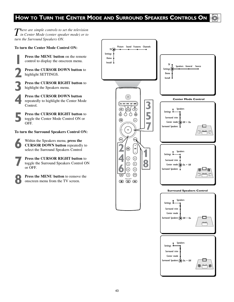 Philips 34PW9819-17 User Manual | Page 43 / 62