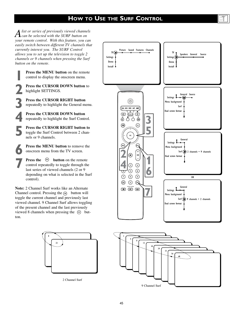 Philips 34PW9819-17 User Manual | Page 45 / 62